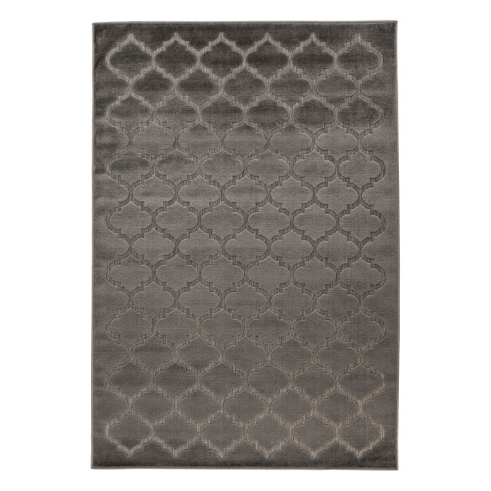 Tapis 150x80cm, design A102A coloris gris - Confort et élégance pour votre intérieur