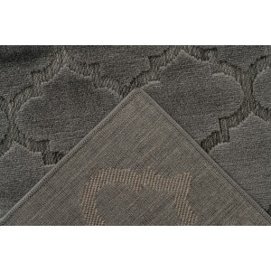 Tapis 230x160cm, design A102A coloris gris - Confort et élégance pour votre intérieur