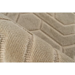 Tapis 290x200cm, design A202A coloris beige - Confort et élégance pour votre intérieur