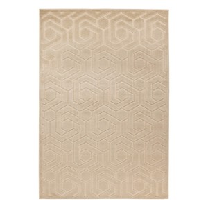 Tapis 290x200cm, design A202A coloris beige - Confort et élégance pour votre intérieur