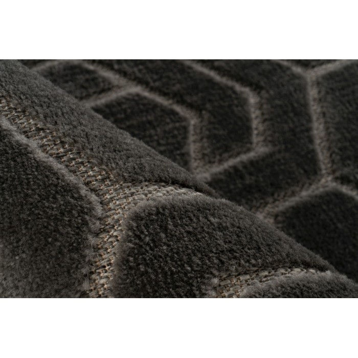 Tapis 150x80, design A202A coloris gris - Confort et élégance pour votre intérieur