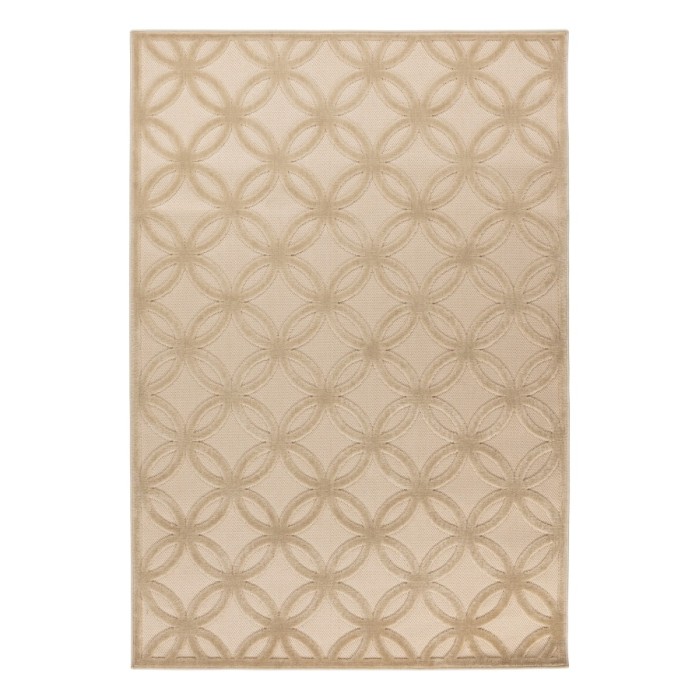 Tapis 290x200cm, design A302A coloris beige - Confort et élégance pour votre intérieur