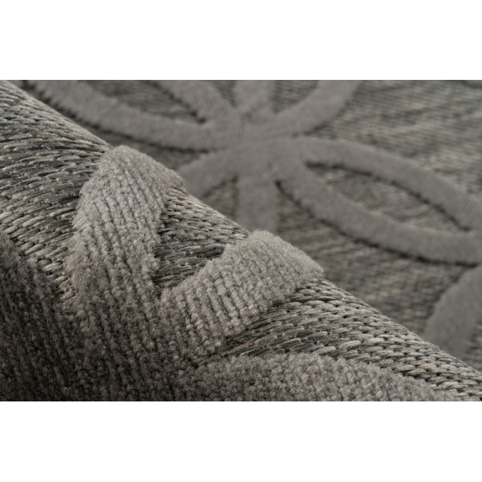 Tapis 230x160cm, design A302A coloris gris - Confort et élégance pour votre intérieur