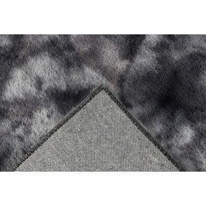 Tapis 230x160cm, design B005O coloris graphite - Confort et élégance pour votre intérieur