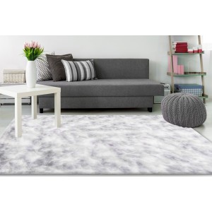 Tapis 170x120cm, design B005O coloris gris - Confort et élégance pour votre intérieur