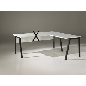 Retour pour Bureau – Collection SOON – Coloris Blanc et Noir – Extension Fonctionnelle