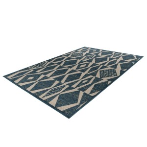 Tapis 230x160cm, design C203I coloris bleu - Confort et élégance pour votre intérieur