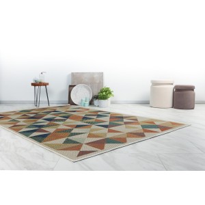 Tapis 230x160cm, design C303I coloris multicolore - Confort et élégance pour votre intérieur