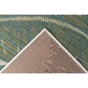 Tapis 150x80cm, design C603I coloris vert - Confort et élégance pour votre intérieur