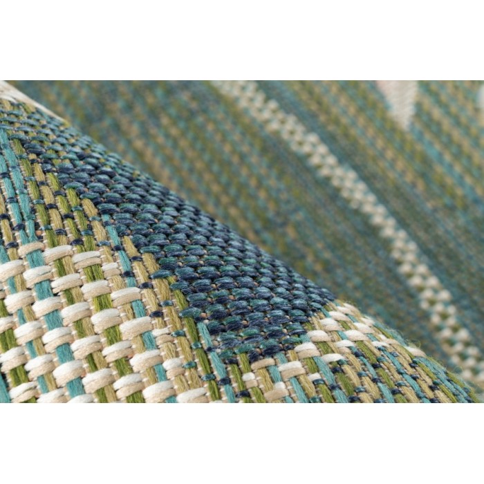 Tapis 170x120cm, design C603I coloris vert - Confort et élégance pour votre intérieur