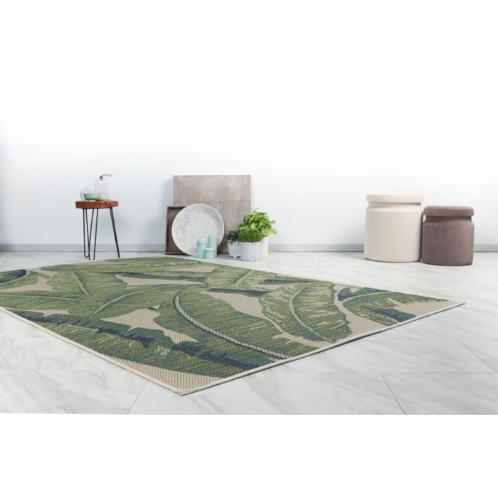 Tapis 330x240cm, design C603I coloris vert - Confort et élégance pour votre intérieur