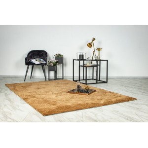 Tapis 150x80cm, design C007Y coloris camel - Confort et élégance pour votre intérieur