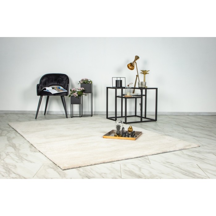 Tapis 290x200cm, design C007Y coloris ivoire - Confort et élégance pour votre intérieur