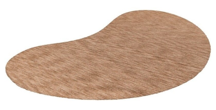 Tapis 230x160cm, design C008Y coloris beige - Confort et élégance pour votre intérieur