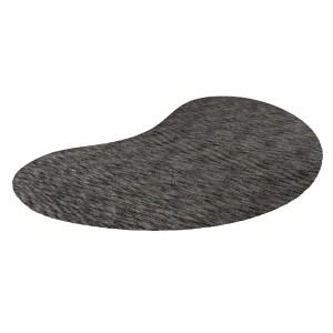 Tapis 230x160cm, design C008Y coloris argent - Confort et élégance pour votre intérieur