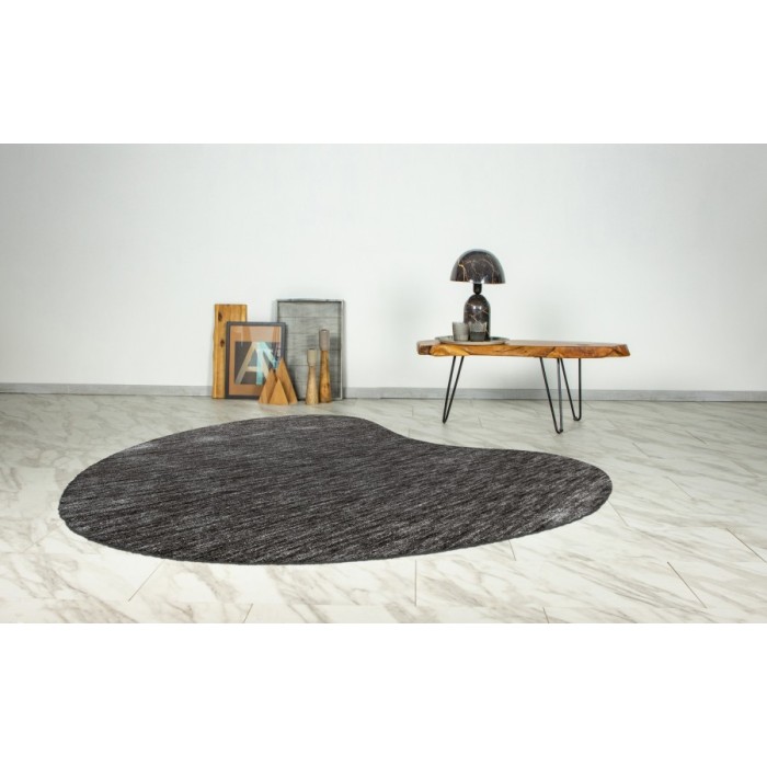 Tapis 230x160cm, design C008Y coloris argent - Confort et élégance pour votre intérieur