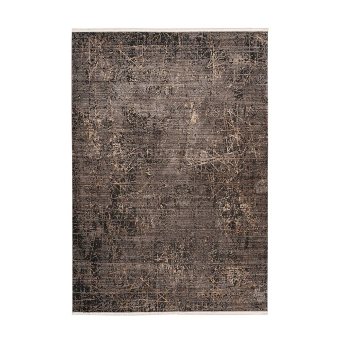 Tapis 150x80cm, design C109E coloris gris - Confort et élégance pour votre intérieur