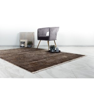 Tapis 230x160cm, design C109E coloris gris - Confort et élégance pour votre intérieur