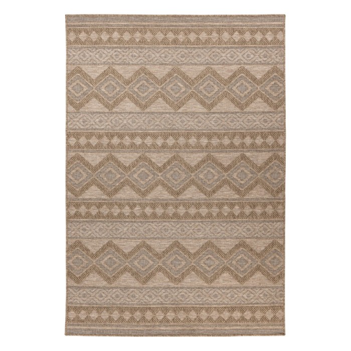 Tapis 150x80cm, design C203A coloris naturel - Confort et élégance pour votre intérieur