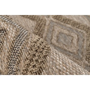 Tapis 170x120cm, design C203A coloris naturel - Confort et élégance pour votre intérieur