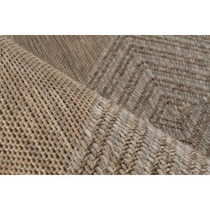 Tapis 290x200cm, design C403A coloris naturel - Confort et élégance pour votre intérieur