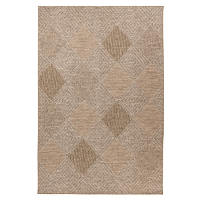 Tapis 290x200cm, design C403A coloris naturel - Confort et élégance pour votre intérieur
