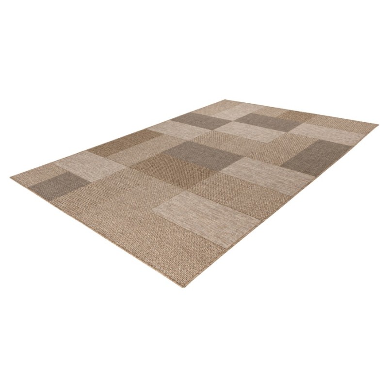 Tapis 150x80cm, design C603A coloris naturel - Confort et élégance pour votre intérieur