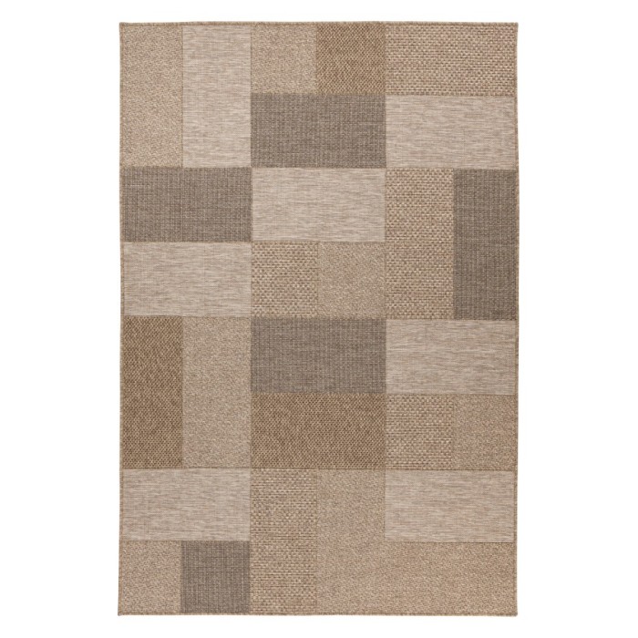 Tapis 170x120cm, design C603A coloris naturel - Confort et élégance pour votre intérieur