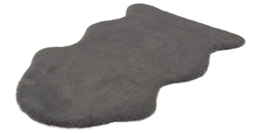 Tapis 90x60cm, design C005Y coloris gris - Confort et élégance pour votre intérieur