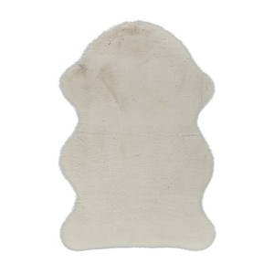 Tapis 90x60cm, design C005Y coloris ivoire - Confort et élégance pour votre intérieur