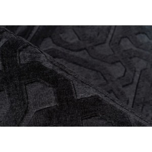 Tapis 160x120cm, design D012A coloris graphite - Confort et élégance pour votre intérieur