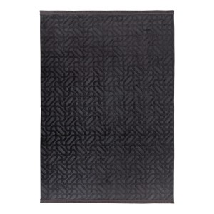 Tapis 280x200cm, design D012A coloris graphite - Confort et élégance pour votre intérieur