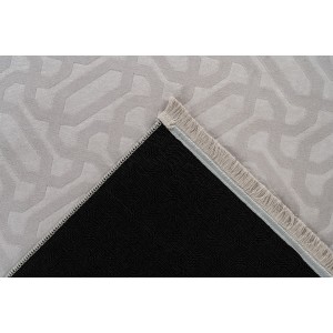 Tapis 280x200cm, design D012A coloris gris - Confort et élégance pour votre intérieur