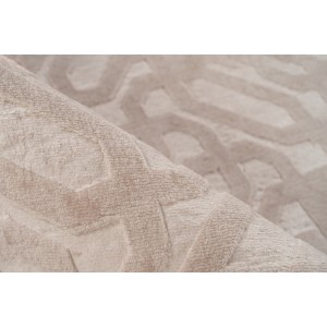 Tapis 140x80cm, design D012A coloris taupe clair - Confort et élégance pour votre intérieur