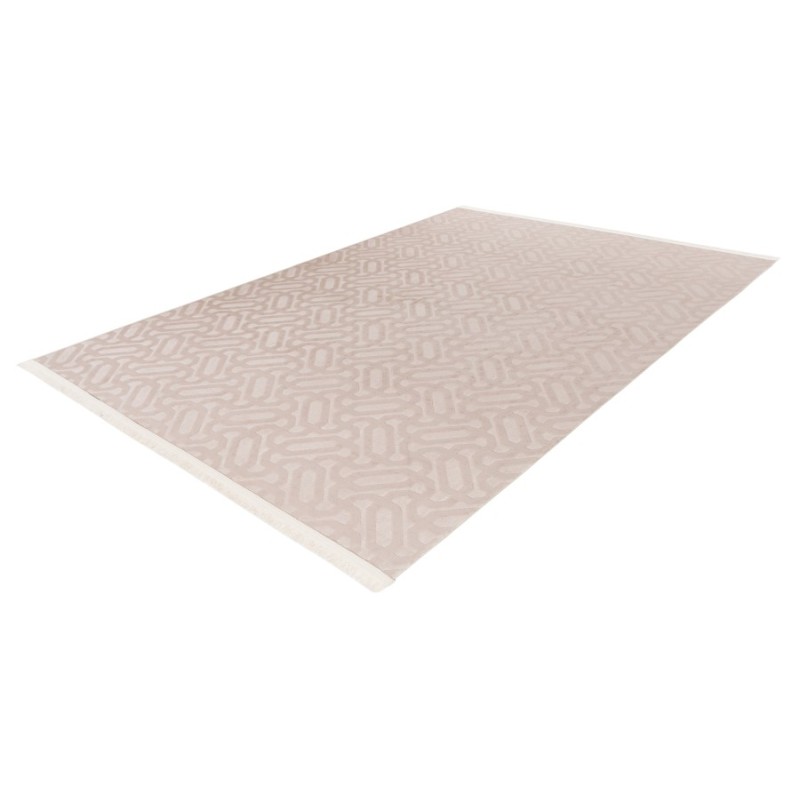 Tapis 160x120cm, design D012A coloris taupe clair - Confort et élégance pour votre intérieur