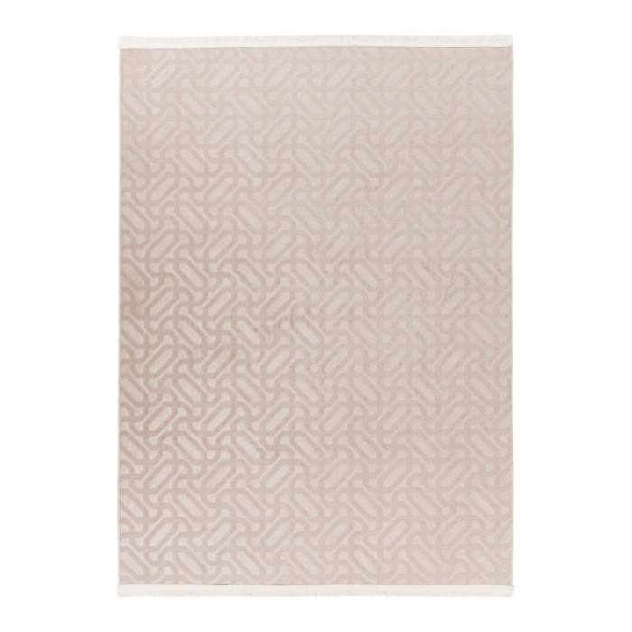 Tapis 160x120cm, design D012A coloris taupe clair - Confort et élégance pour votre intérieur