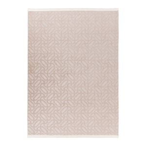 Tapis 160x120cm, design D012A coloris taupe clair - Confort et élégance pour votre intérieur