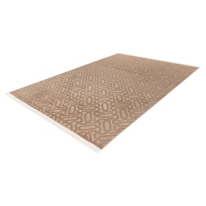 Tapis 140x80cm, design D012A coloris taupe - Confort et élégance pour votre intérieur