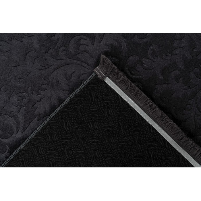 Tapis 160x120cm, design D112A coloris graphite - Confort et élégance pour votre intérieur