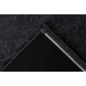 Tapis 160x120cm, design D112A coloris graphite - Confort et élégance pour votre intérieur