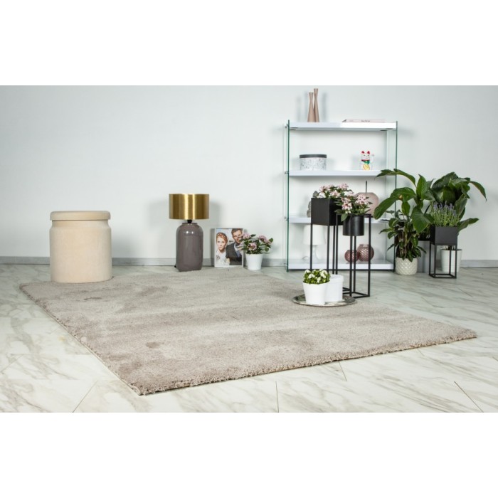 Tapis 150x80cm, design D005M coloris beige - Confort et élégance pour votre intérieur