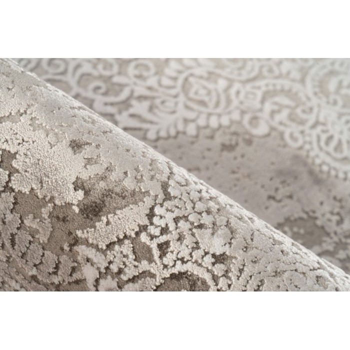 Tapis 230x160cm, design E109E coloris argent - Confort et élégance pour votre intérieur