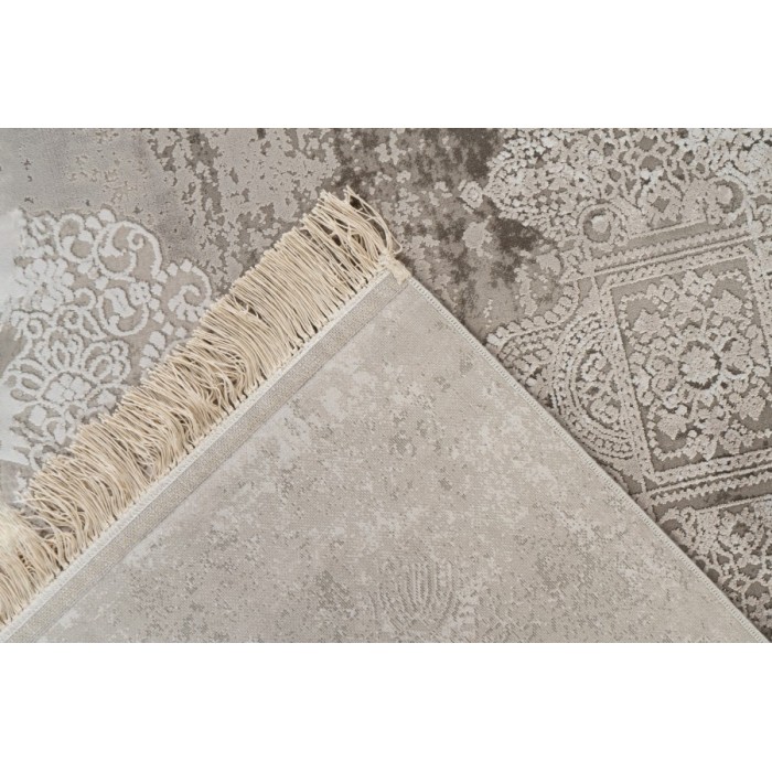Tapis 230x160cm, design E109E coloris argent - Confort et élégance pour votre intérieur