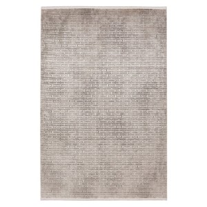 Tapis 170x120cm, design E209E coloris argent - Confort et élégance pour votre intérieur