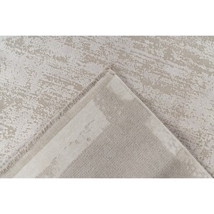 Tapis 150x80cm, design E309E coloris argent - Confort et élégance pour votre intérieur