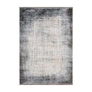 Tapis 170x120cm, design E109E coloris argent - Confort et élégance pour votre intérieur