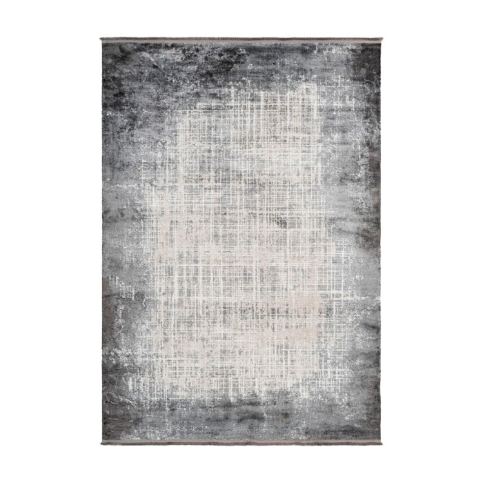 Tapis 230x160cm, design E109E coloris argent - Confort et élégance pour votre intérieur