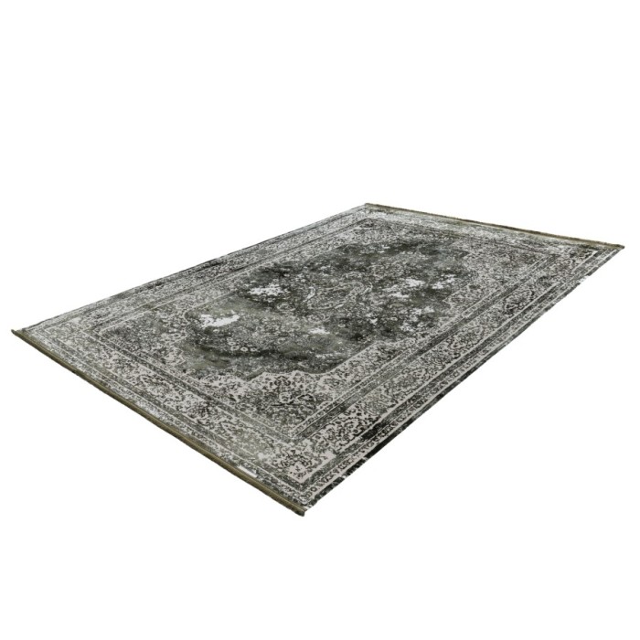 Tapis 230x160cm, design E209E coloris vert - Confort et élégance pour votre intérieur