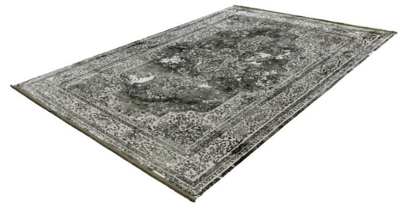 Tapis 230x160cm, design E209E coloris vert - Confort et élégance pour votre intérieur