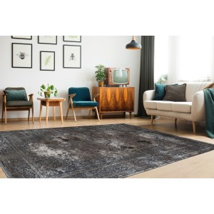 Tapis 330x240cm, design E209E coloris argent - Confort et élégance pour votre intérieur